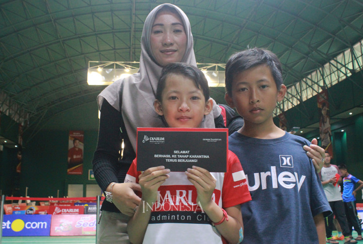 Puluhan calon peraih beasiswa bulu tangkis dari Djarum Foundation tersebut akan berpisah dari orang tua mereka dan berdomisili di Asrama PB Djarum.