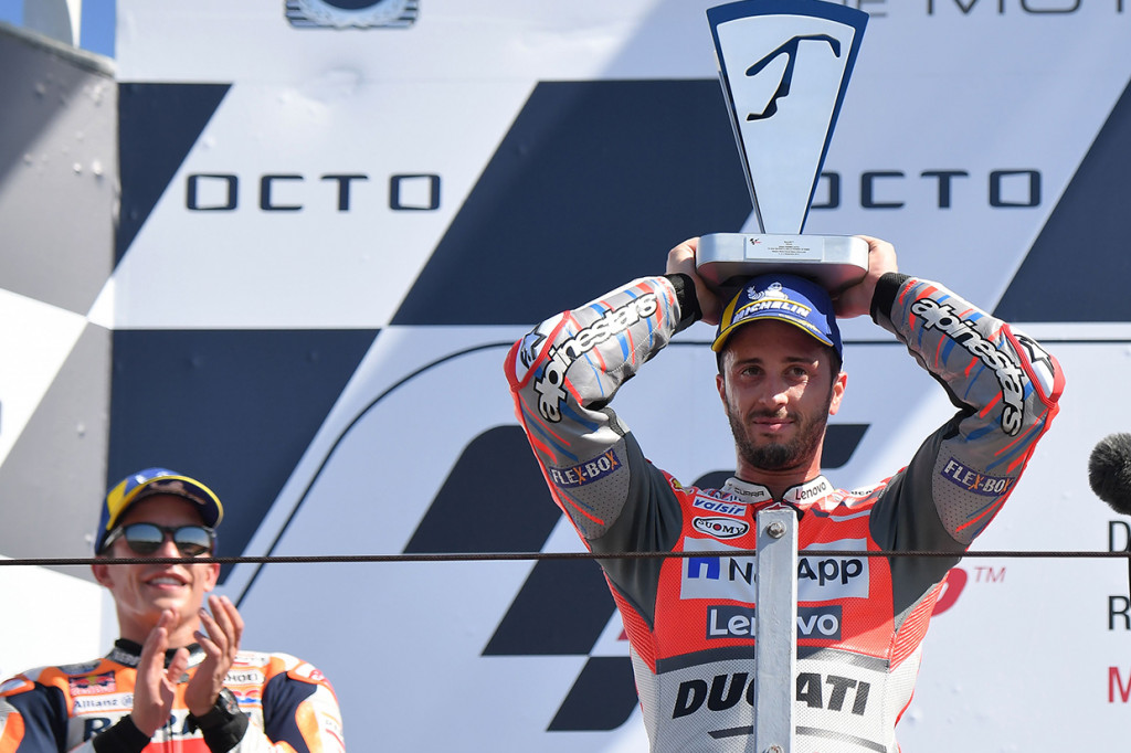 Keberhasilan ini membuat Dovi meraih kemenangan pertamanya di MotoGP San Marino sekaligus yang ketiga pada balapan MotoGP 2018 musim ini. Dua kemenangan sebelumnya diraih Dovi di MotoGP Qatar dan Argentina.