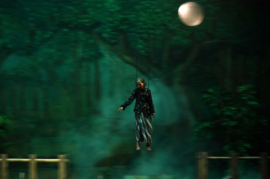 Pementasan tersebut memberi pesan moral agar selalu bersyukur dengan rejeki yang diraih dan dimiliki dan agar tidak memasakan kehendak.