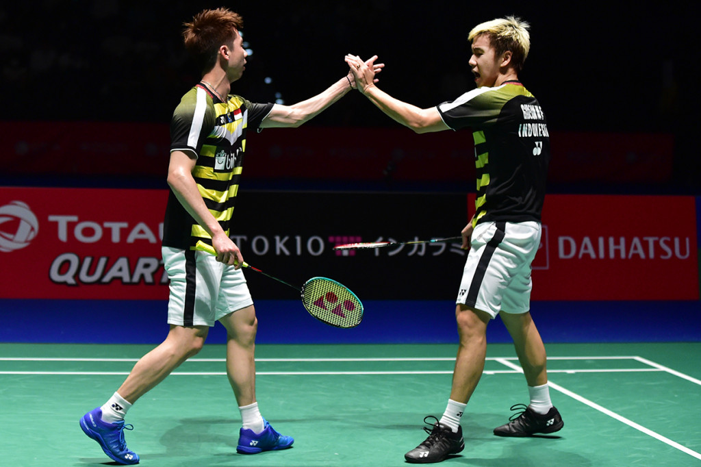 Mereka menang 21-11, 21-13 atas Junhui/Yuchen. 