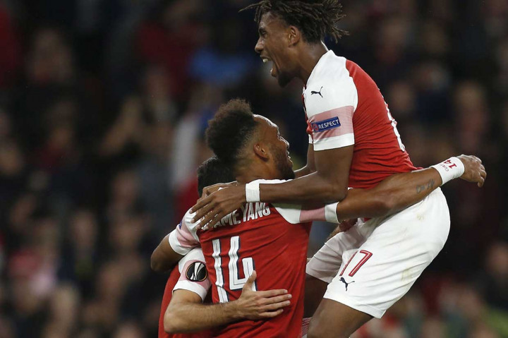 Pada menit 56, Aubameyang kembali mencatatkan namanya di papan skor untuk membawa Arsenal unggul 3-0 atas tamunya.