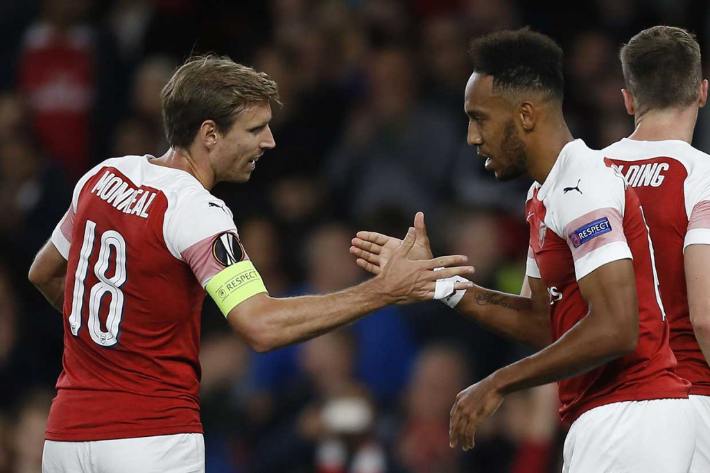 Hasil itu membawa Arsenal memimpin Grup E dengan 3 poin, unggul produktivitas gol atas Sporting CP yang menang 2-0 atas FK Qarabag.