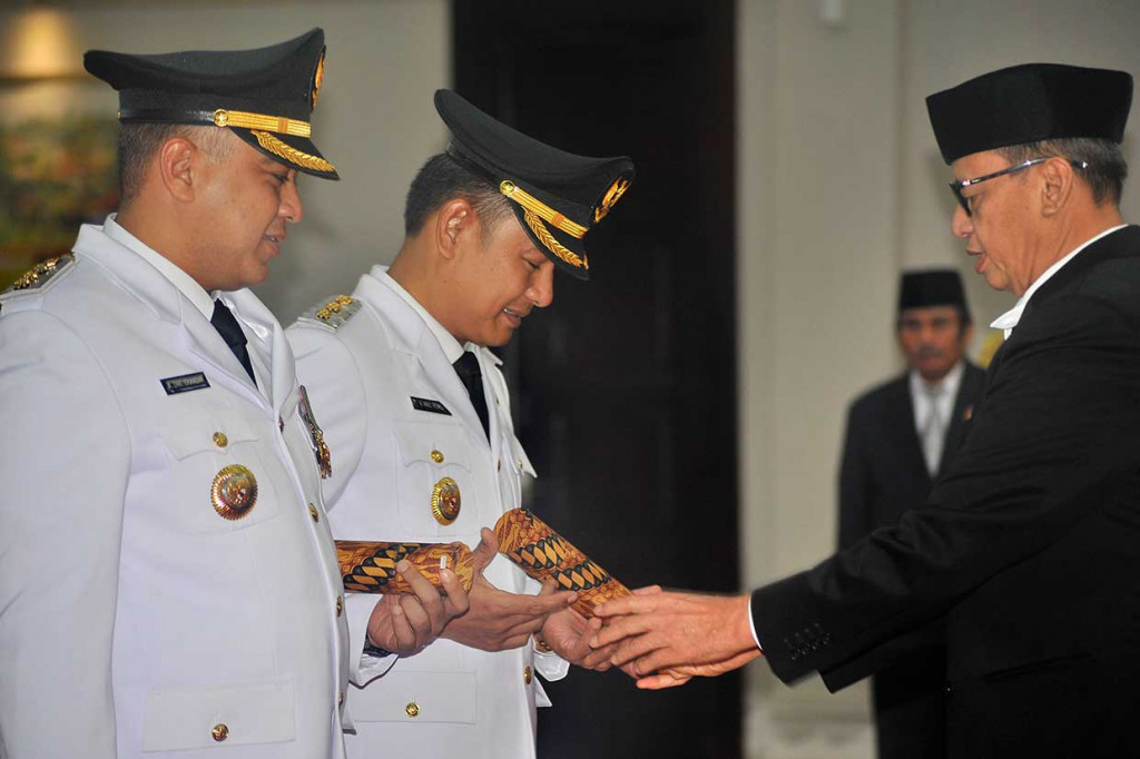 Wahidin Halim Lantik Bupati-Wakil Bupati Tangerang