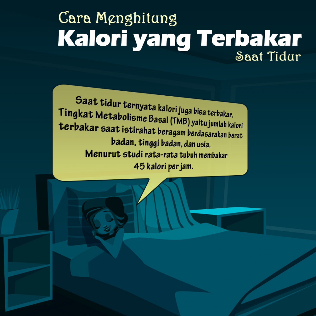 Cara Menghitung Kalori yang Terbakar Saat Tidur