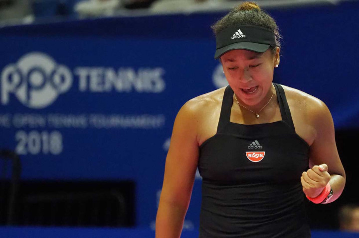 Naomi Osaka meluapkan kegembiraannya usai memastikan diri melaju ke babak final Jepang Terbuka, Sabtu, 22 September 2018.