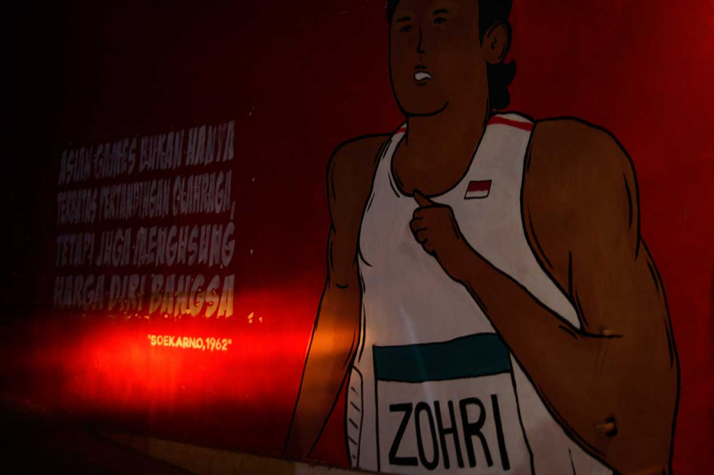 Tak ketinggalan juga ada gambar pelari Lalu Mohammad Zohri yang menjadi fenomenal ketika memenangkan kejuaraan dunia junior nomor lari 100 meter di Finlandia.