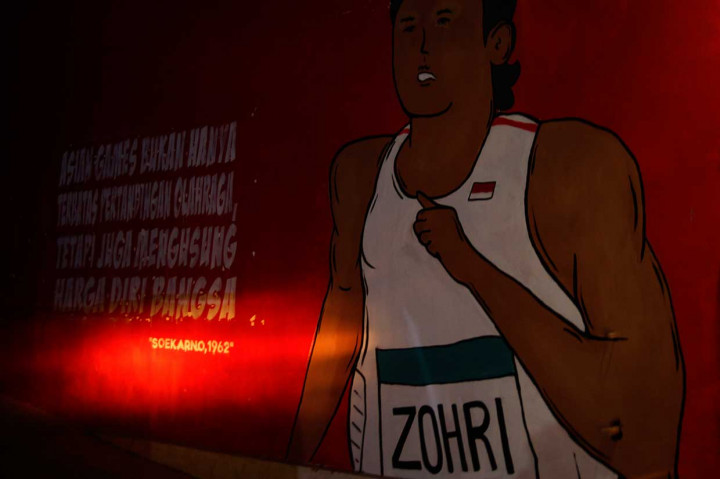 Tak ketinggalan juga ada gambar pelari Lalu Mohammad Zohri yang menjadi fenomenal ketika memenangkan kejuaraan dunia junior nomor lari 100 meter di Finlandia.