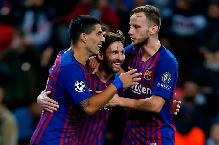 Empat menit kemudian Lionel Messi mencatatkan namanya di papan skor untuk dan merestorasi keunggulan dua gol Barcelona pada menit 56 memanfaatkan umpan Jordi Alba.