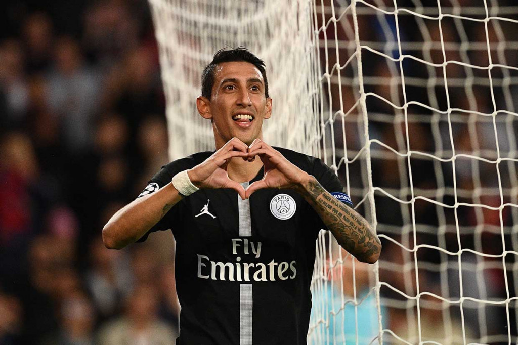 Keunggulan PSG kian mantap menjadi 4-0 saat umpan silang Thomas Meunier disambut dengan sontekan cantik Angel Di Maria pada menit 41.