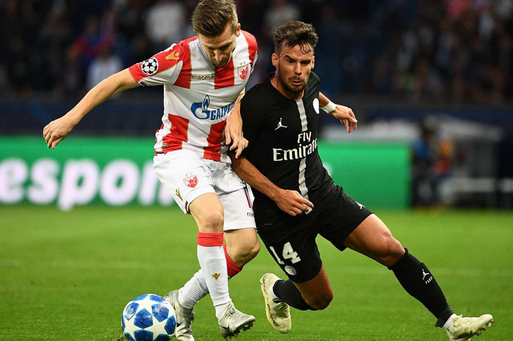 Empat menit kemudian tim tamu mencetak gol hiburan lewat Marko Marin. Ini merupakan gol pertama Red Star di Liga Champions dalam kurun waktu lebih dari dua dasawarsa.