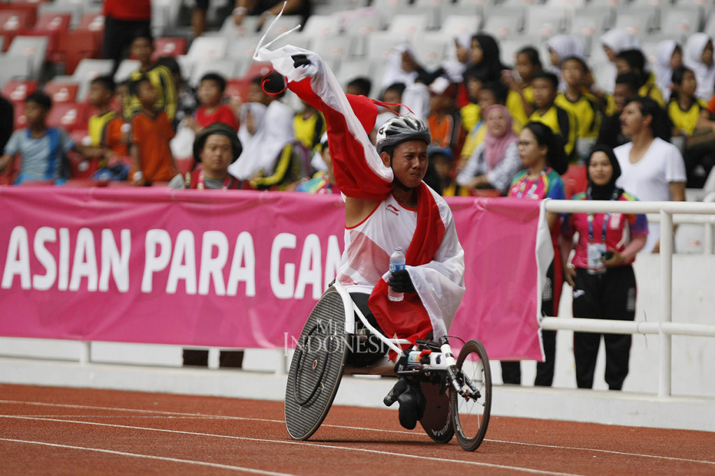Medali sumbangan Jaenal Aripin merupakan perak ke 12 yang berhasil disumbangkan cabang olahraga para atletik untuk kontingen Indonesia.