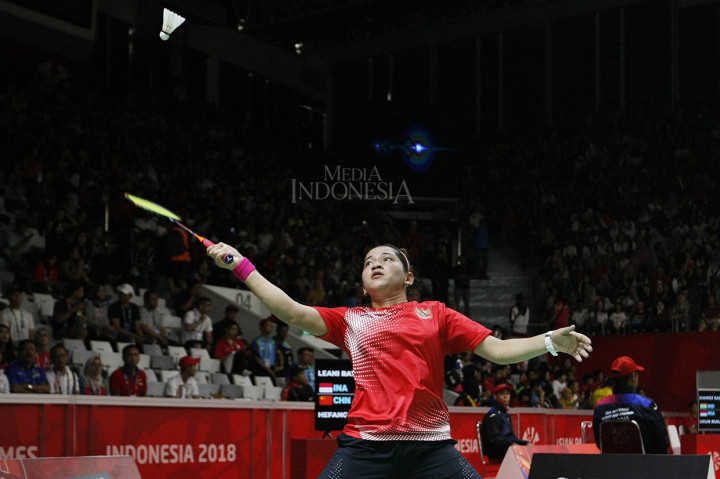 Bertanding di Istora Senayan Jakarta, Leani bertarung hingga game penentu melawan Hefang. 