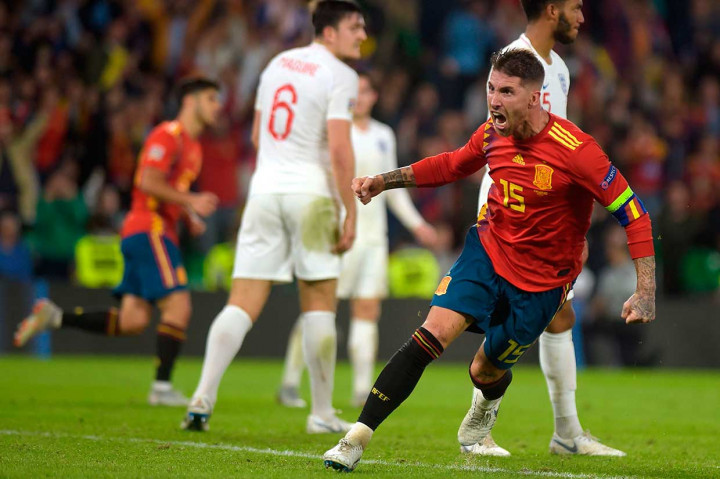 Sergio Ramos mencetak gol kedua Spanyol pada menit ke-90, ketika ia menanduk umpan silang Dani Ceballos. Skor 2-3 bertahan hingga laga usai.