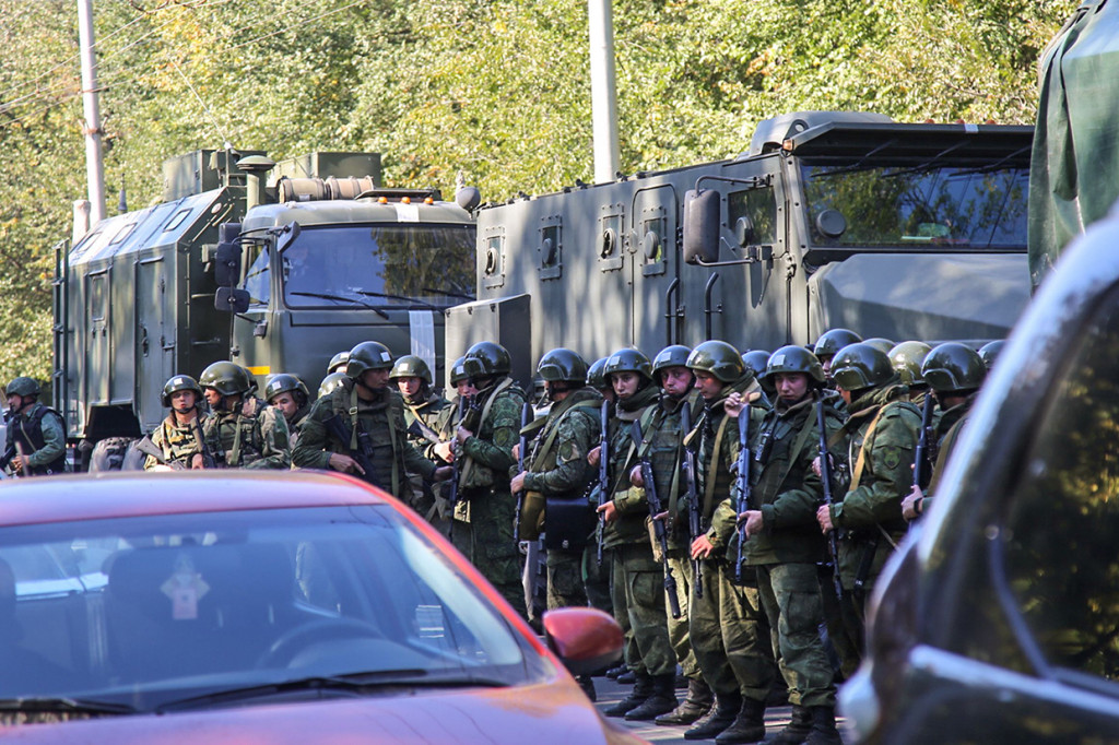Penembakan itu diduga dilakukan oleh seorang bernama Vladislav Roslyakov pada Rabu (17/10) sore waktu setempat. Afp Photo/Kerch.FM 