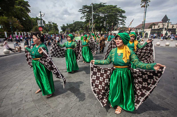 Acara yang diikuti oleh ribuan pedagang pasar tradisional di Yogyakarta itu digelar guna mengenalkan berbagai potensi pasar tradisional kepada masyarakat.