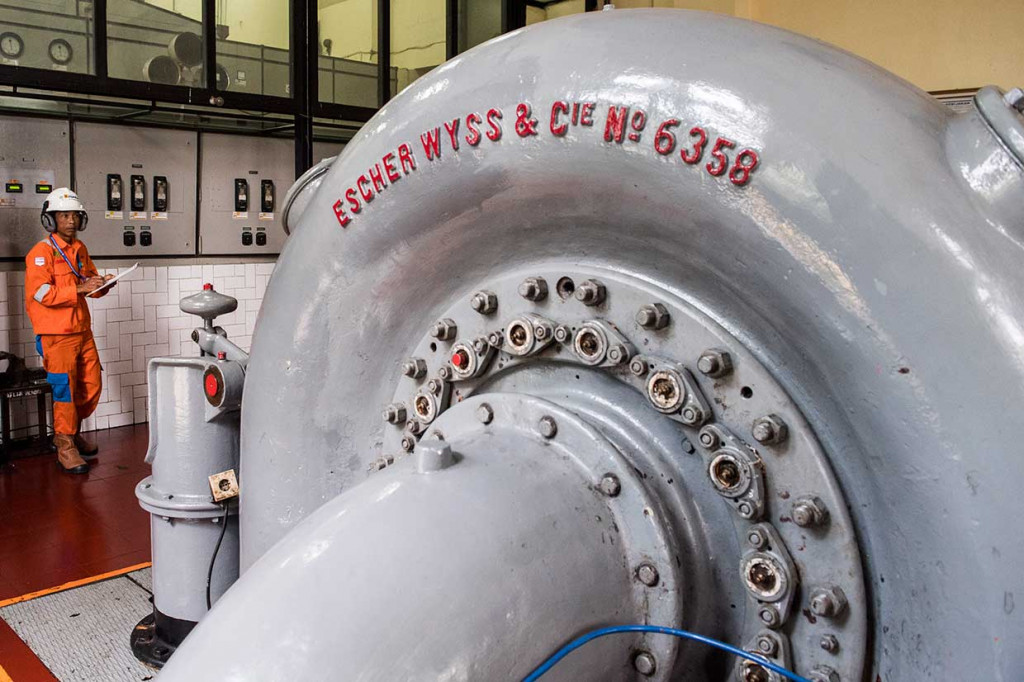 PLTA Bengkok yang berada di kawasan wisata Curug Dago Bandung, Jawa Barat itu, mempunyai kapasitas 3,2 Megawatt.