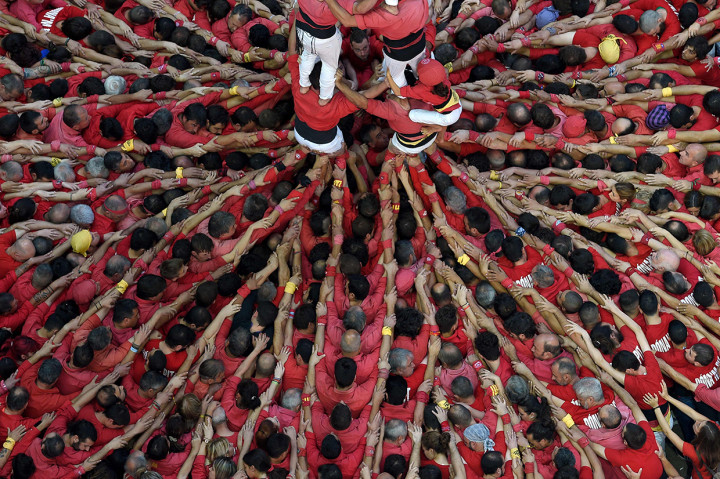 Dalam kompetisi ini, penilaian tergantung pada tinggi menara yang berhasil dibuat. Para Casteller, sebutan untuk peserta kompetisi Castell diwajibkan membuat menara manusia yang semakin tinggi menara manusia itu maka semakin tinggi pula skor yang akan diraih.