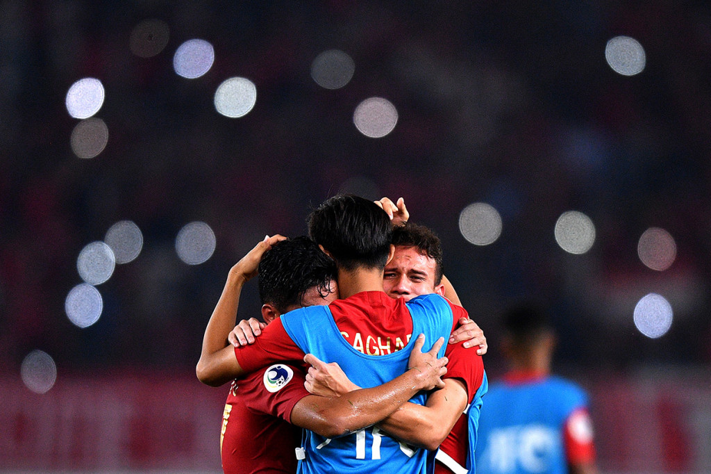 Timnas Indonesia U-19 memastikan langkah ke perempat final Piala Asia U-19 2018 setelah mengalahkan Uni Emirat Arab U-19 1-0 pada pertandingan terakhir Grup A Piala Asia U-19 2018 di Stadion Utama Gelora Bung Karno.