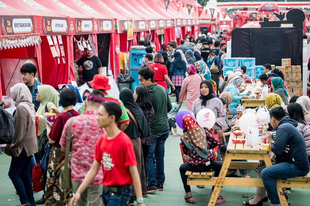 Bermacam kuliner disajikan dalam festival yang berlangsung pada 27-27 Oktober tersebut.
