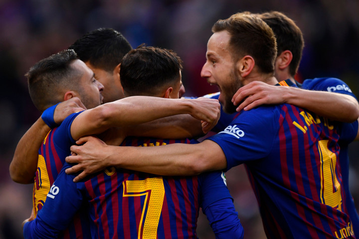 Raihan 3 poin ini membuat Barcelona memuncaki klasemen sementara dengan 21 poin disusul Atletico Madrid di posisi ke-2 terpaut 2 angka. Afp Photo/Gabriel Bouys