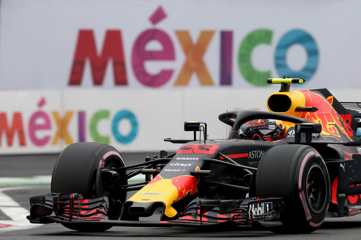 Pebalap Red Bull Racing, Max Verstappen, tampil sebagai yang tercepat pada balapan yang berlangsung di Autódromo Hermanos Rodríguez itu. Afp Photo/Charles Coates