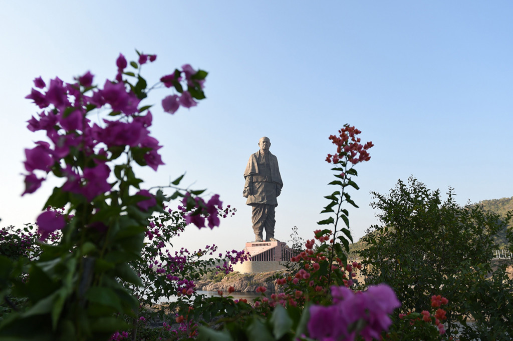Patung ini memiliki nama 'Statue of Unity'.