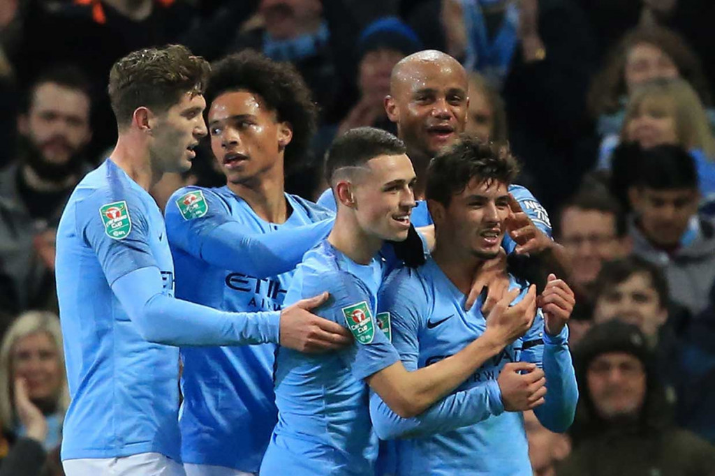 Terbukti Guardiola tidak salah dalam memilih pemain setelah pemain muda asal Spanyol Brahim Diaz membuka skor pada menit ke-18. Sepakan pemain berusia 19 tahun tersebut sempat terdefleksi Aleksandar Mitrovic yang membuat kiper Fulham Sergio Rico mati langkah.