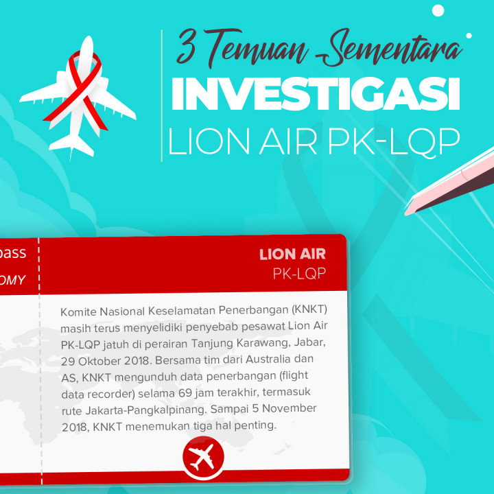 3 Temuan Sementara Investigasi Lion Air PK-LQP