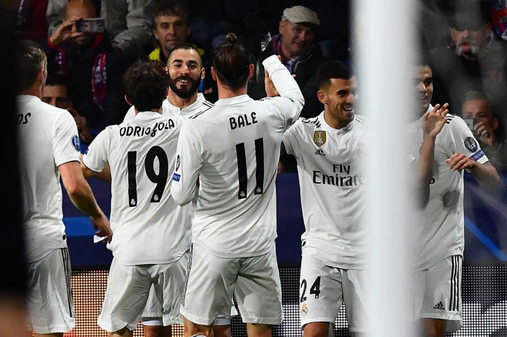 Tim tamu membuka keunggulan pada menit ke-20 lewat sontekan Karim Benzema dari dalam kotak penalti yang memperdaya kiper Plzen Ales Hruska.