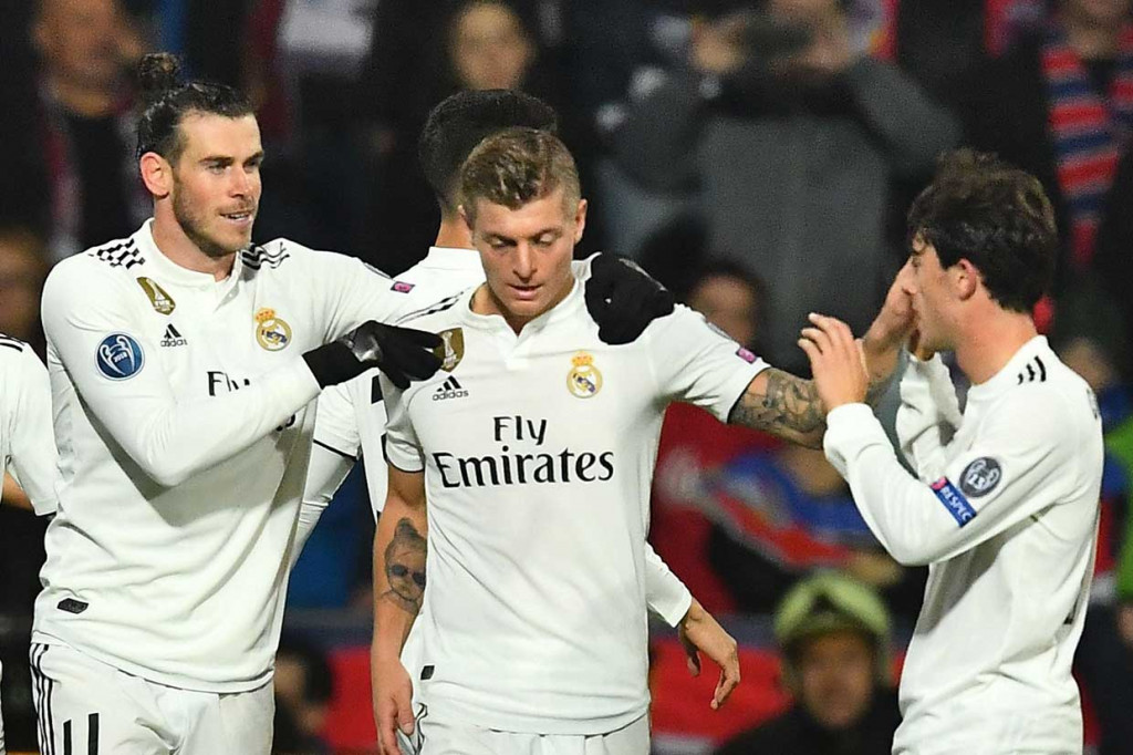 Toni Kroos mencetak gol penutup Madrid pada menit ke-67.