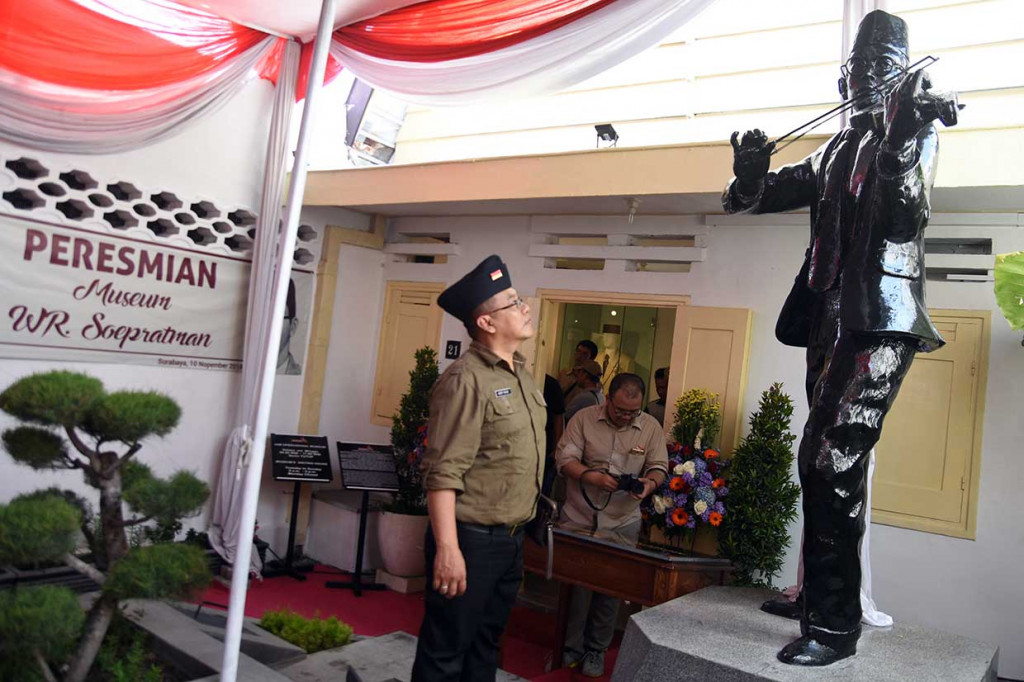 Museum WR Supratman di Jalan Mangga, Tambaksari, Surabaya diresmikan Wali Kota Surabaya Tri Rismaharini tepat pada Hari Pahlawan. Antara Foto/M Risyal Hidayat