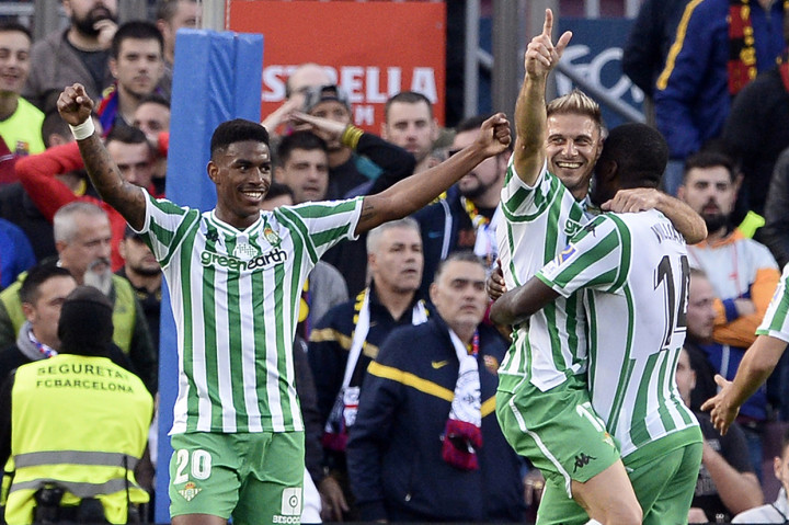 Laga Barcelona vs Real Betis di Stadion Camp Nou, berlangsung antiklimaks bagi tim tuan rumah.