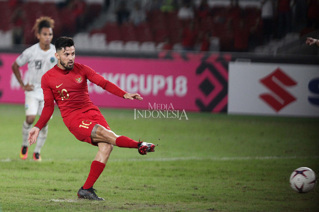 Gol timnas Indonesia pada laga ini dilesakkan oleh Alfath Fathier pada menit ke-61, lalu tendangan penalti Stefano Lilipaly.
