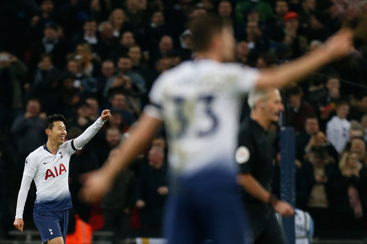 Di babak kedua Tottenham makin menjauh dari kejaran Chelsea setelah Son Heung-Min mencetak gol pada menit ke-54 melalui skema serangan balik yang ciamik. Afp Photo/Ian Kington