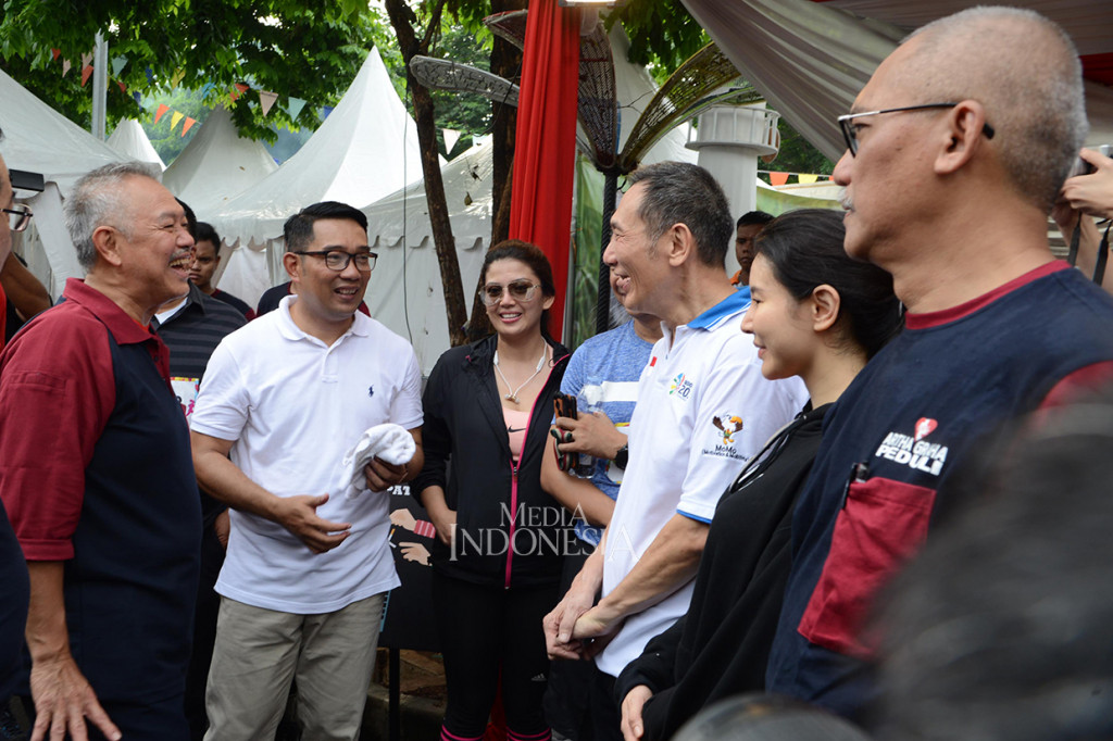 Kegiatan juga dimeriahkan dengan bazar UMKM binaan AGP dan Bank Artha Graha Internasional (BAGI) yang jumlahnya mencapai 75 pedagang UMKM.