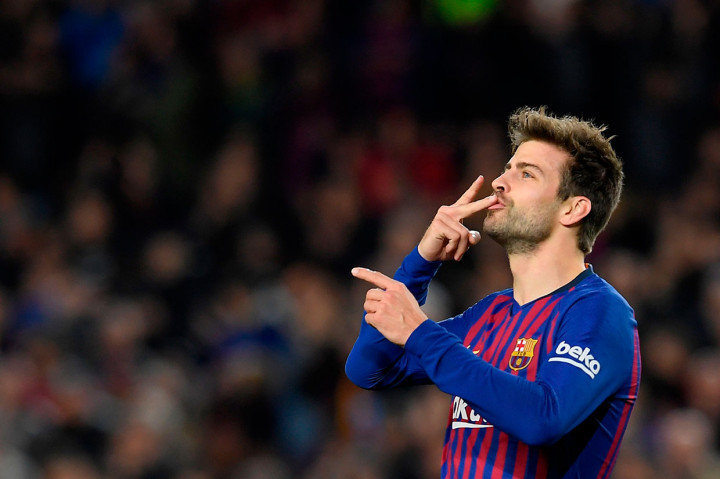 Barca akhirnya berhasil membuka keunggulan pada menit ke-36 lewat sundulan Gerard Pique menyambut umpan silang Ousmane Dembele.