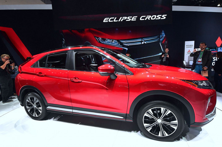 Mitsubishi menampilkan subcompact crossover Eclipse Cross.