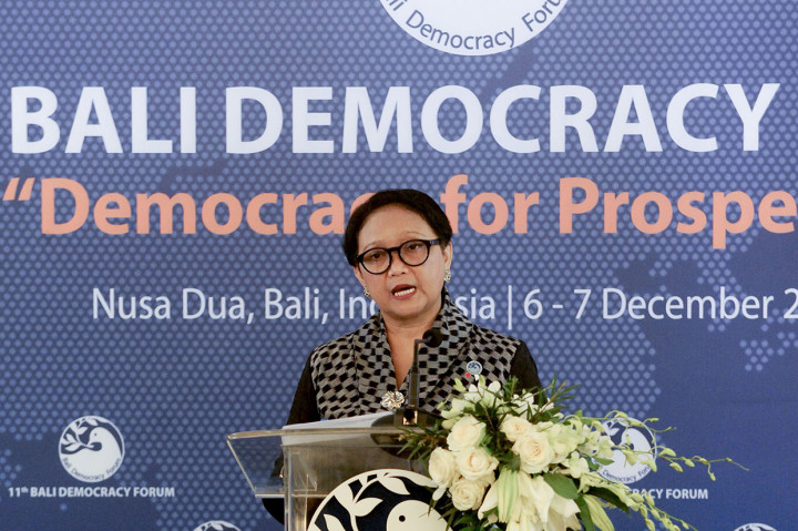 Tidak berselang lama, Menteri Luar Negeri RI Retno Marsudi kemudian membuka BDF ke-11.