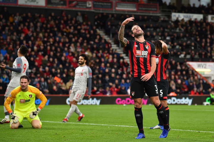 Keunggulan Liverpool bertambah menjadi 3-0 pada menit ke-68 saat umpan silang Andy Robertson berusaha dihalau oleh Steve Cook, namun bola malah memantul dan mengarah masuk ke dalam gawangnya sendiri.