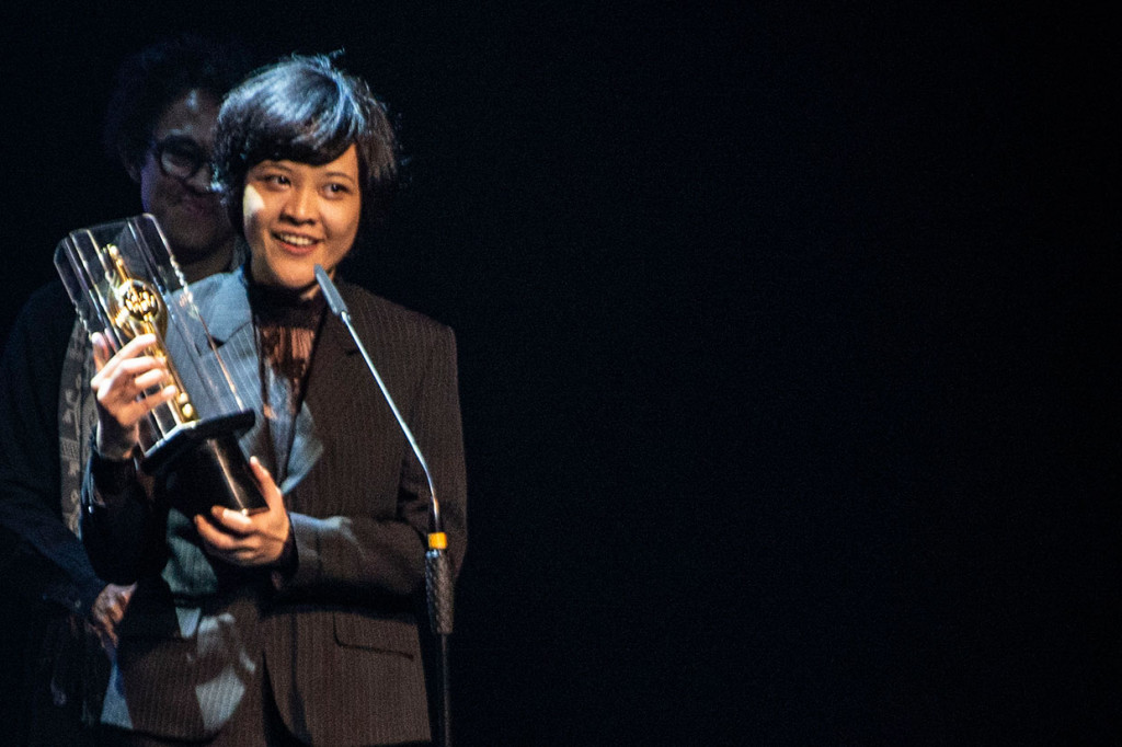 'Marlina Si Pembunuh Dalam Empat Babak' juga berhasil meraih penghargaan bergengsi untuk kategori Sutradara Film Panjang Terbaik dalam ajang FFI 2018, yaitu Mouly Surya. Antara Foto/Aprillio Akbar