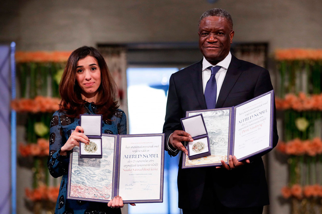 Murad bersama Mukwege dianugerahi Nobel Perdamaian untuk upaya mereka mengakhiri penggunaan kekerasan seksual sebagai senjata perang dan konflik bersenjata. Murad menjadi orang Irak pertama yang menerima penghargaan bergengsi tersebut.