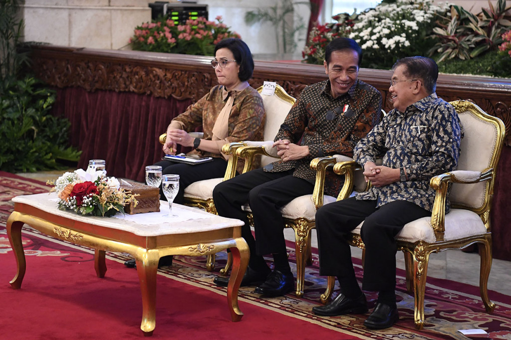 Sementara itu, Menteri Keuangan Sri Mulyani menjelaskan APBN 2019 mengambil tema 