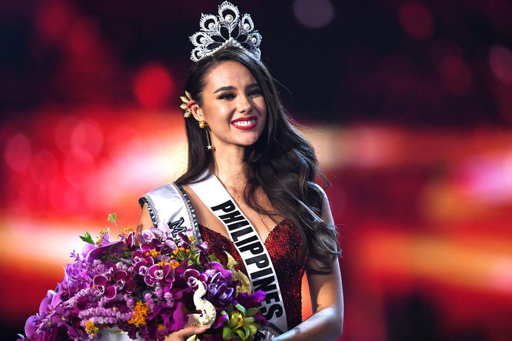 Catriona Gray merupakan wakil keempat Filipina yang menyabet gelar ratu sejagat, setelah Pia Wurtzback (2015), Margie Moran (1973), dan Gloria Diaz (1969).