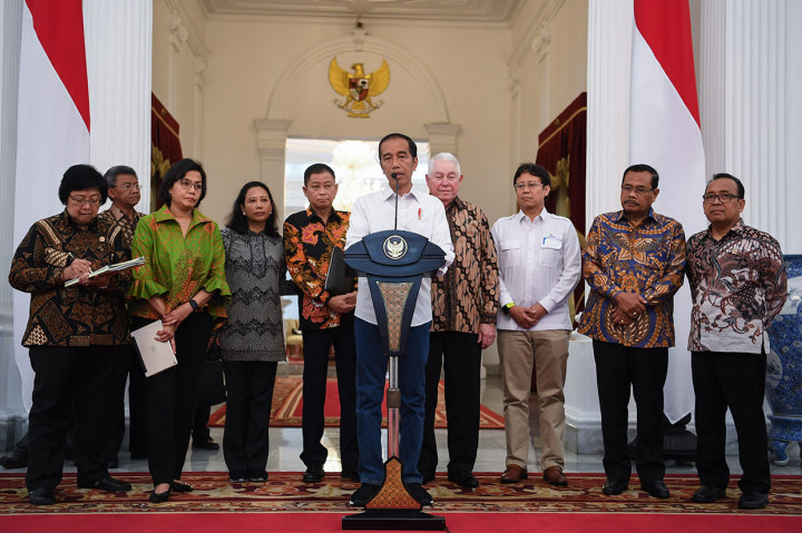 Sebelumnya, pelunasan divestasi PT Freeport kepada PT Inalum (Persero) diumumkan langsung oleh Presiden Jokowi di Istana Merdeka, Jakarta. 