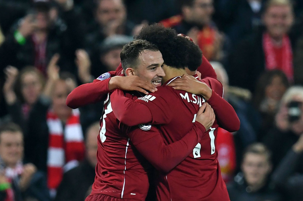 Liverpool lantas memperbesar keunggulan menjadi 3-0 saat umpan tarik Trent Alexander-Arnold berhasil disambut sontekan dengan mudah oleh Shaqiri di muka gawang pada menit ke-79.
