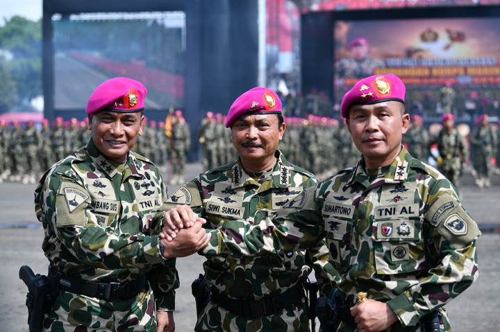 Mayjen TNI (Mar) Suhartono resmi menjabat sebagai Dankormar menggantikan Mayjen TNI (Mar) Bambang Suswantono. Sertijab dipimpin oleh Kepala Staf Angkatan Laut Laksamana TNI Siwi Sukma Adji. 
