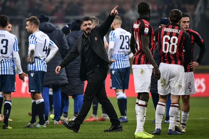Hasil tersebut juga mengurangi tekanan terhadap pelatih Gennaro Gattuso, karena Milan sudah tanpa kemenangan dalam empat laga beruntun Serie A. 