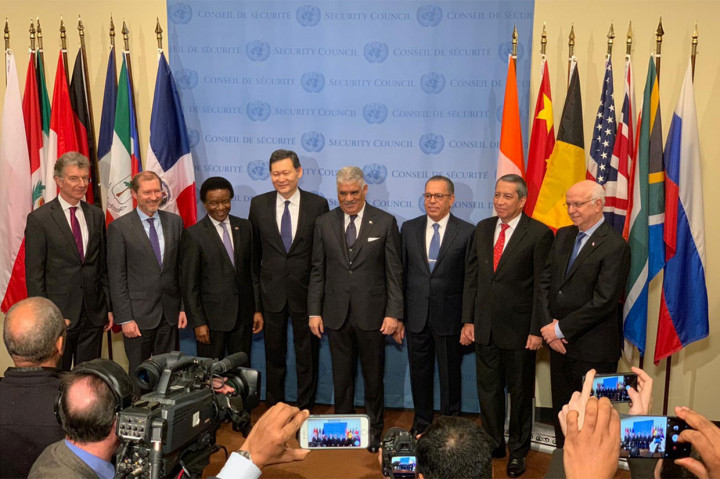 Sebagai anggota DK PBB, Indonesia bersama 14 negara lainnya yaitu AS, Inggris, Prancis, Rusia, Tiongkok, Kuwait, Afrika Selatan, Pantai Gading, Equatorial Guinea, Jerman, Belgia, Polandia, Peru, dan Republik Dominika akan menjadi bagian dari proses perumusan kebijakan untuk menjaga perdamaian dan keamanan internasional sesuai mandatnya di dalam Piagam PBB.