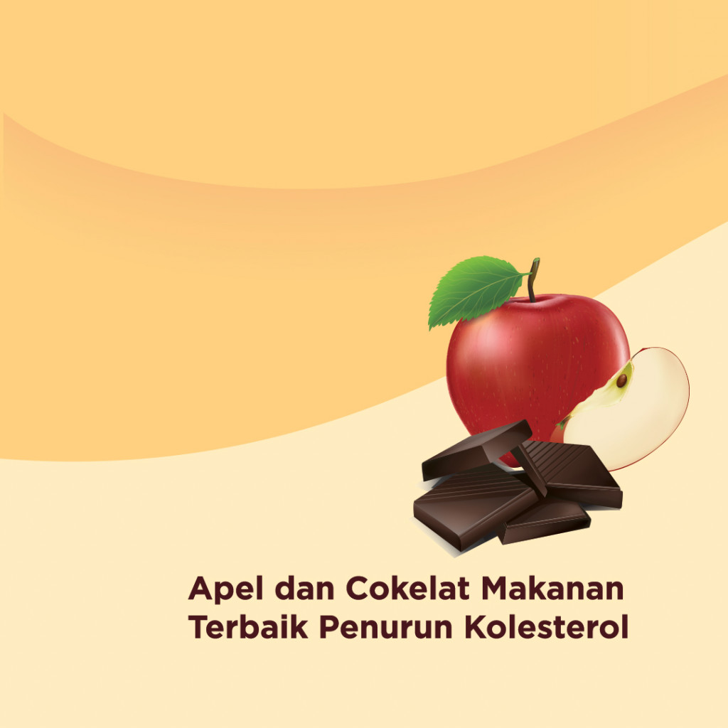 Apel dan Cokelat, Makanan Terbaik Penurun Kolesterol