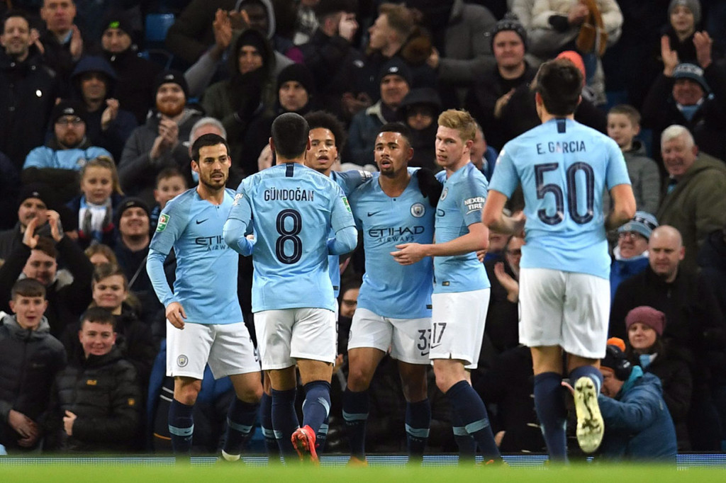 Pada menit ke-57 City menegaskan keunggulan mereka saat Jesus melengkapi raihan trigolnya di laga tersebut dengan tandukan menyambut umpan kiriman Riyad Mahrez.